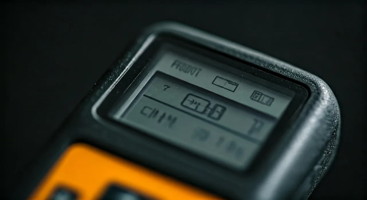 Lazer metre referans noktası seçimi ekranı