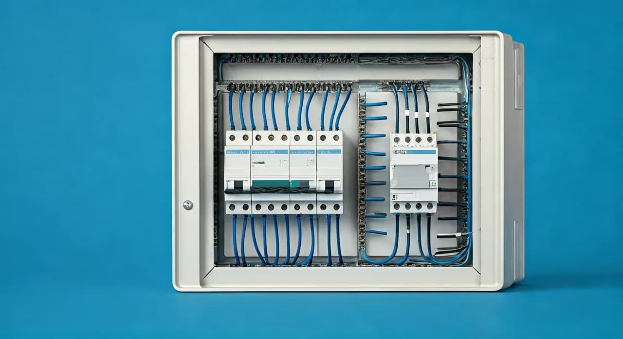 Konut elektrik panosu iç görünüm