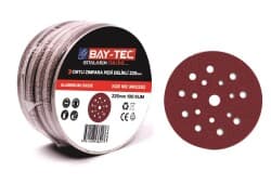 Delikli Cırtlı Zımpara Pedi 225mm P220 Kum 10 Adet 1