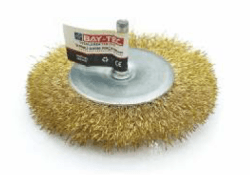 Daire Fırça Pimli 65 mm - Orta Standart Disk Çelik Tel 1