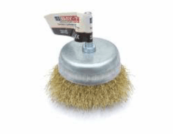 Çanak Fırça Pimli 65 mm - Orta Yüzey Çelik Telli 1