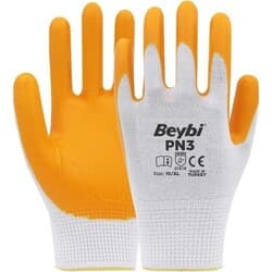 Beybi PN3 Nitril Kaplama İş Eldiveni 12 ÇİFT