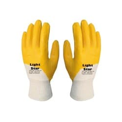 Sarı Latex İş Eldiveni Light Star 360 Çift 1