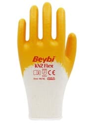 Beybi KN2 Flex Nitril Sarı Eldiven 12 Çift