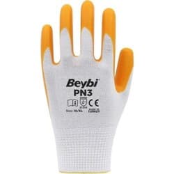 Beybi PN3 Nitril Kaplama İş Eldiveni 12 Çift 2