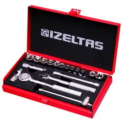 İzeltaş 1/4 Karbiratör Lokma Takımı (15 Parça mm ) 4