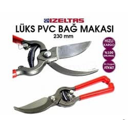 İzeltaş Bağ Makası Lüx Budama Makası 230 mm Pvc Makası 2