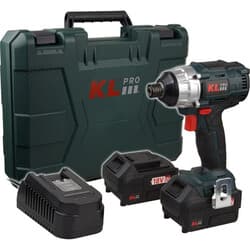 KLPRO Darbeli Tornavida Çift Akülü Kömürsüz Profesyonel 18Volt/4.0Ah Li-İon KLDV1840B