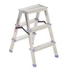 Merdiven Kanat Rita Çift Taraflı Galvanizli 0,60 mm 3+3 Basamaklı 1
