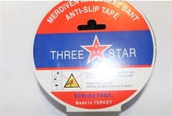 Three Star Siyah Kaydırmaz Bant Merdiven Bandı 50 MM X 10 MT 4