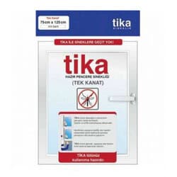 Tika Pencere Sinekliği Hazır Tek Kanat 75 cm x 125cm