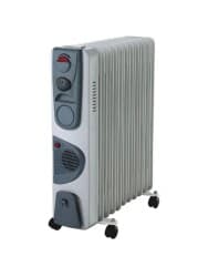 Yağlı Radyatör 11 Dilim Fan Destekli 2500W - Geniş Oda Isıtıcı - Yağlı radyatör elektrikli ısıtıcı, 11 dilimli, 2500W güç, fan destekli. 25-30 m² oda için tasarlanmıştır; yağlı dilimler içerideki termal yağı ısıtır ve uzun süre ısı saçar. Fan desteği sayesinde ısının odaya hızla yayılması sağlanır.