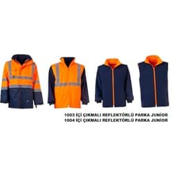 5+1 Reflektörlü Kışlık Parka L 2
