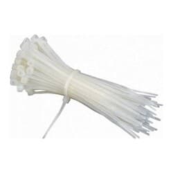 Kablo Bağı Cırt Kelepçe Plastik Beyaz 4,8X450 mm 100 Adet