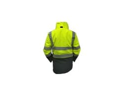 5+1 Reflektörlü Kışlık Parka Mont İçi Çıkmalı Yerli Kaban XXL Beden 4