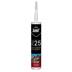 Selsil PU 25 Mastik & Yapıştırıcı Beyaz 600 ml