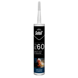 Selsil PU 60 Ağır Hizmet Mastiği Beyaz 600 ml
