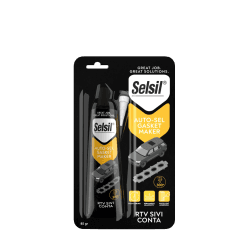 Selsil Auto-Sel RTV Sıvı Conta 85 gr Siyah