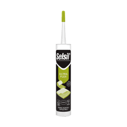 Selsil Ultra Flex Esnek Montaj Yapıştırıcı Beyaz 290 ml