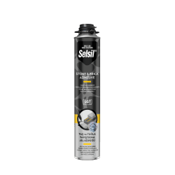 Selsil Taş ve Tuğla Yapıştırıcı Jel Köpük 750 ml
