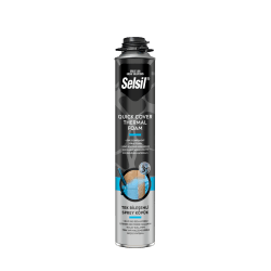 Selsil Tek Bileşenli Sprey Köpük Mavi 850 ml