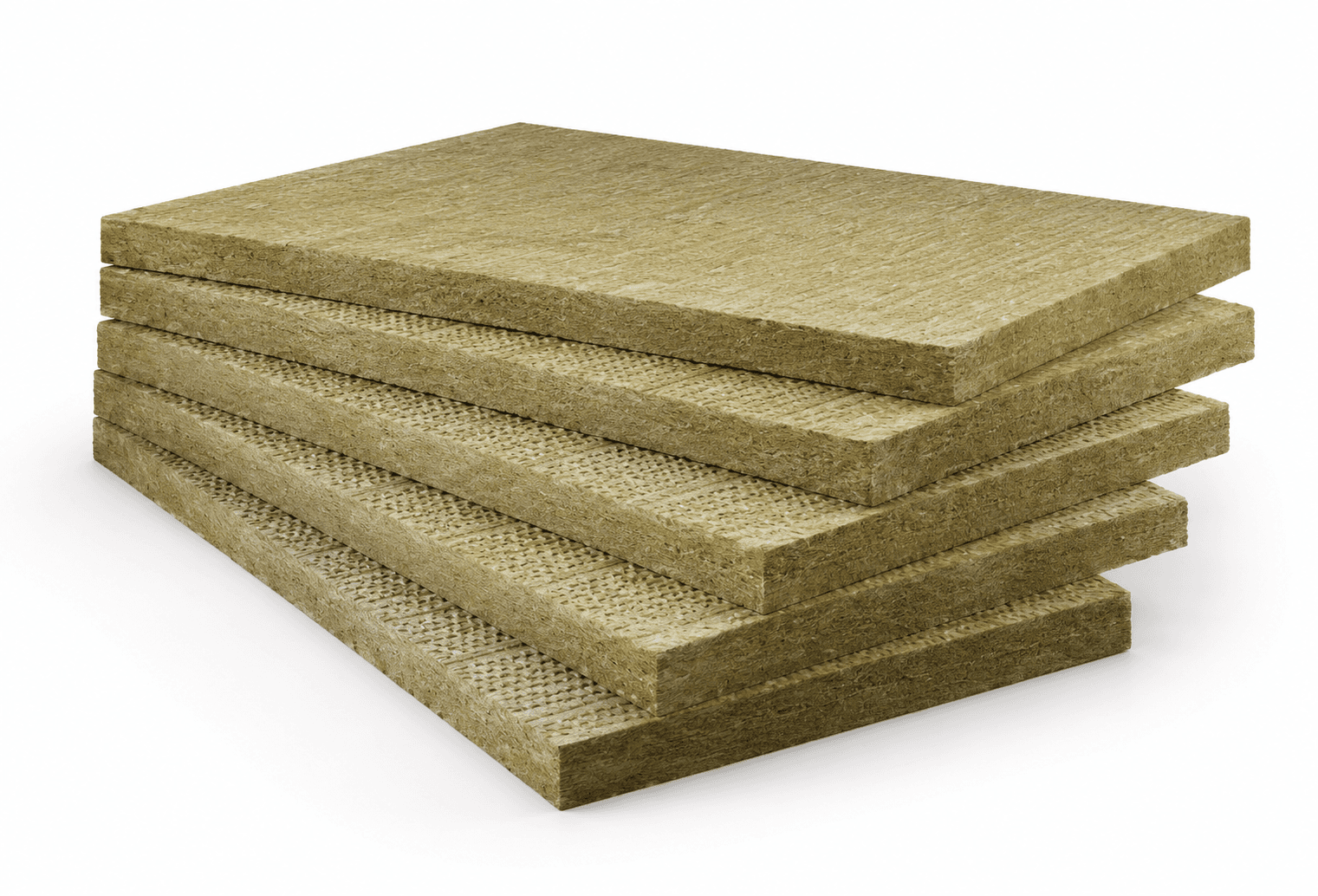 TAŞYÜNÜ 150DENS/M3 5 CM PK2,88M2 - 150 kg/m³ dansiteli, 5 cm kalınlıkta taşyünü levhası; yüksek yangın dayanımı, ses ve ısı yalıtımı sunar. Paket içeriği 2,88 m². Cephe ve çatı için.