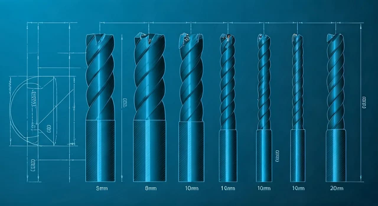 Beton matkap ucu çap tablosu — 5 mm ile 50 mm arası