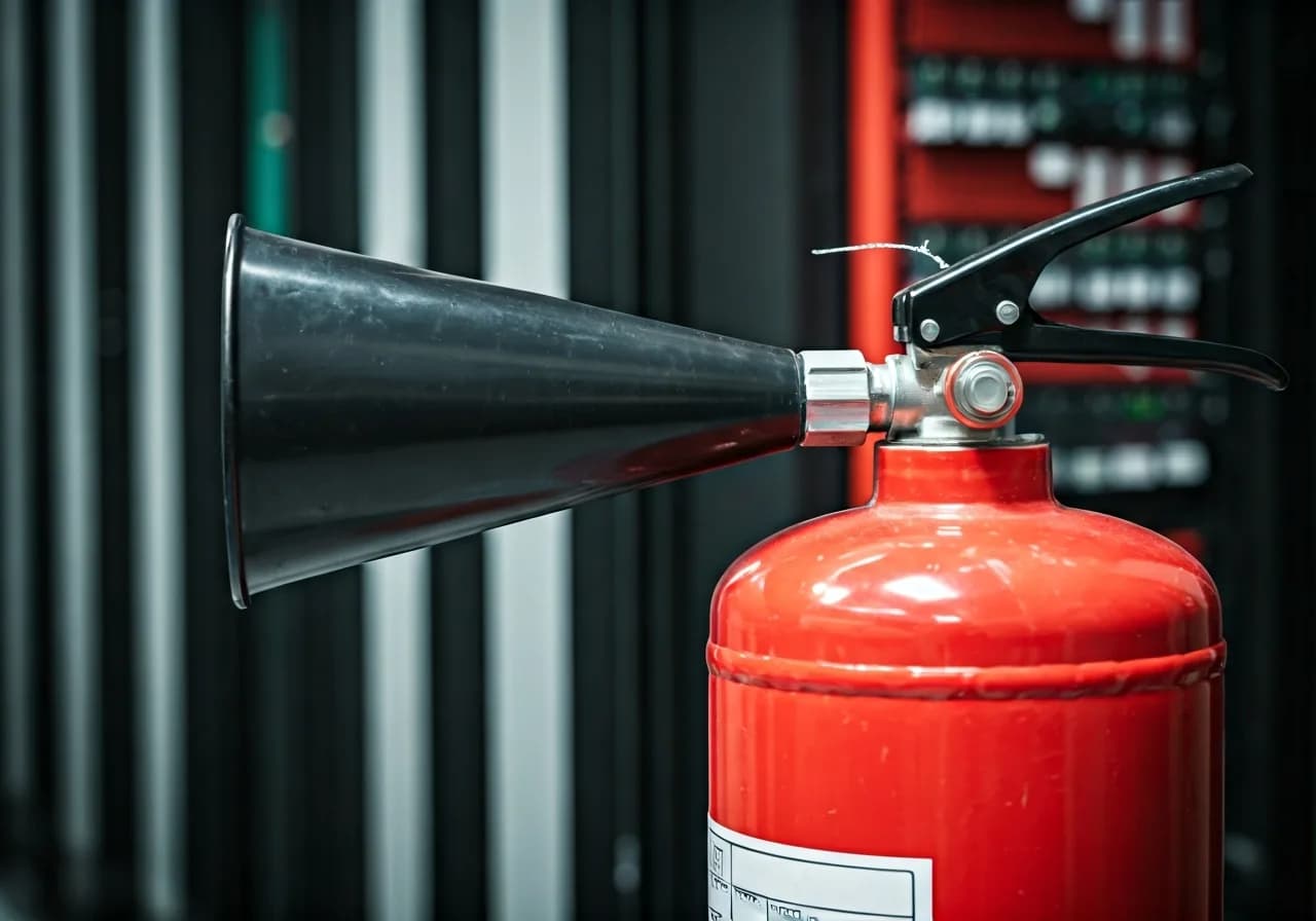 CO2 söndürücü ile sunucu odası koruması