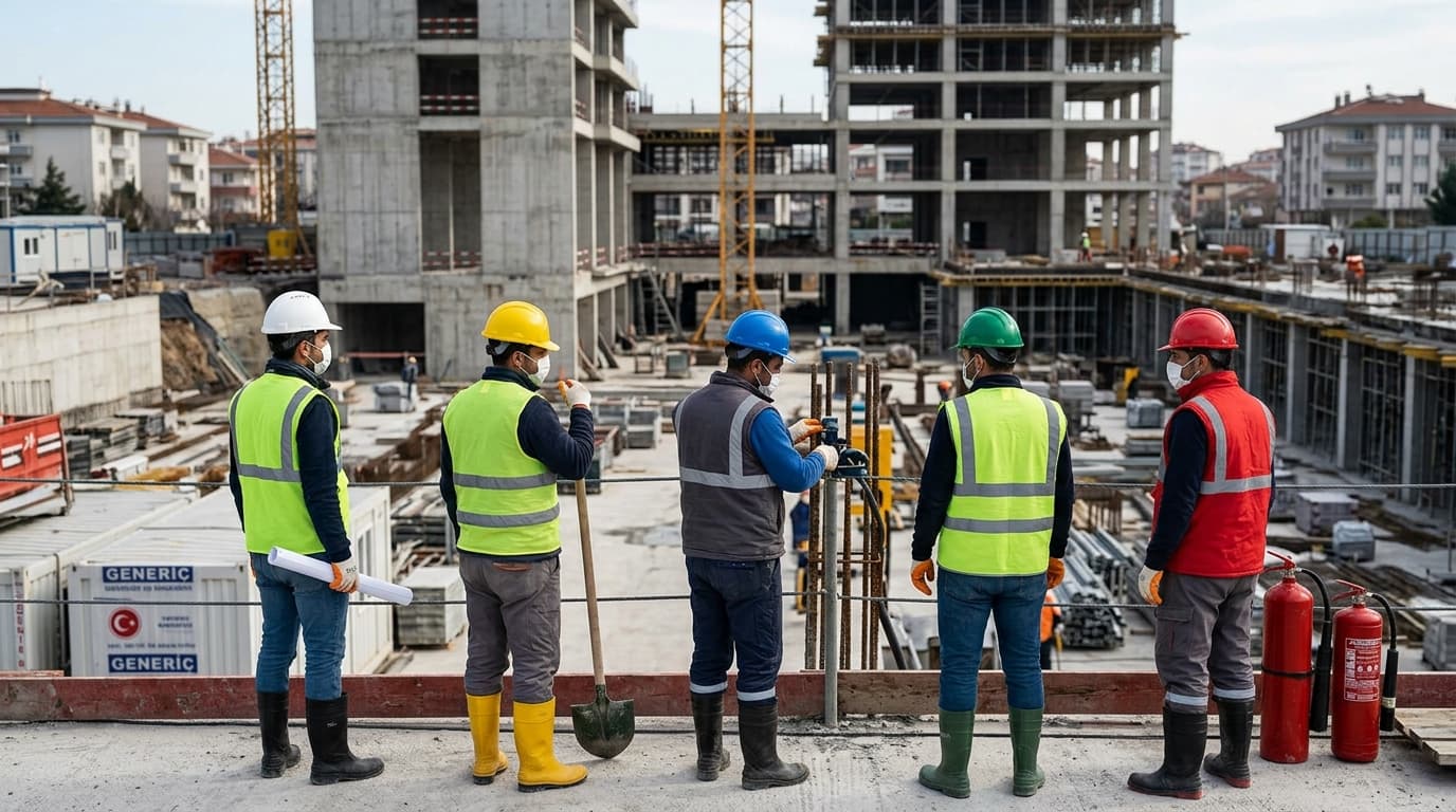 Baret Renkleri ve Anlamları: Şantiyede Hangi Renk Neyi Temsil Eder?