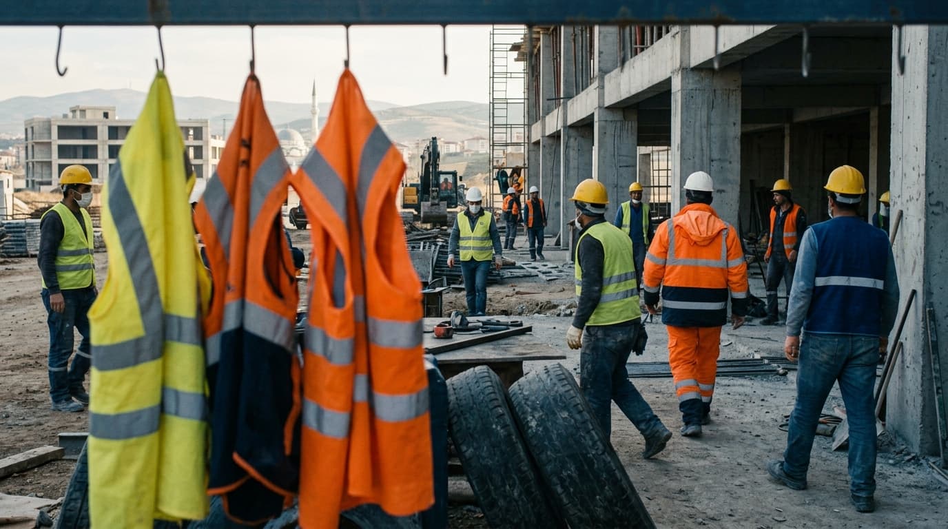 İşçi Yeleği Rehberi: EN ISO 20471 Görünürlük Sınıfları ve Sahaya Göre Doğru Seçim