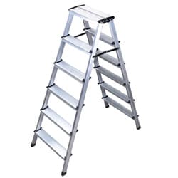 Merdiven Kanat Çift Taraflı Alüminyum Eko 6+6 Basamaklı 1